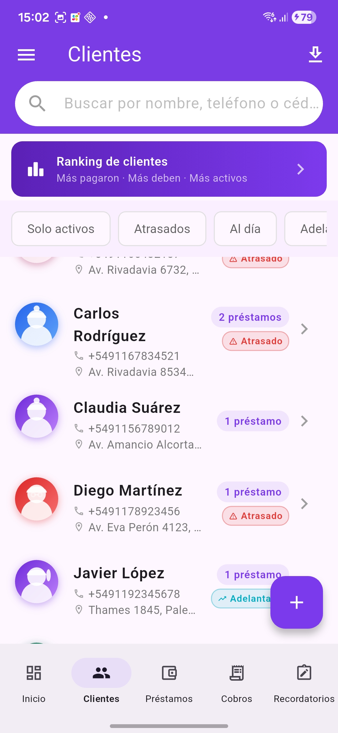 Clientes