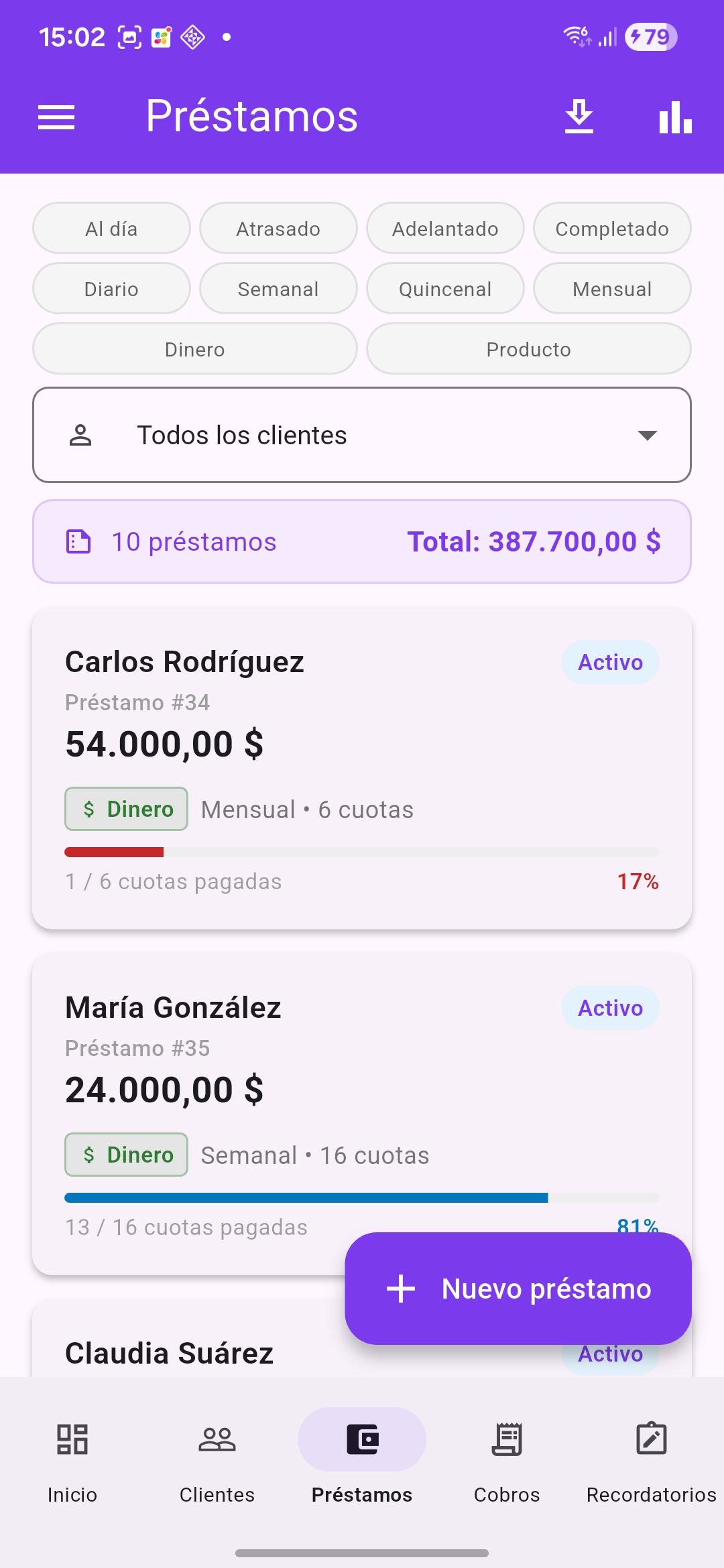 Préstamos